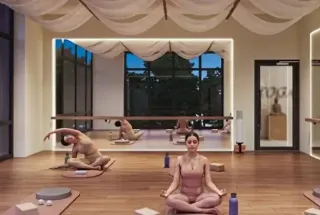 Yoga & Aerobics Room at Radiance Edgewood